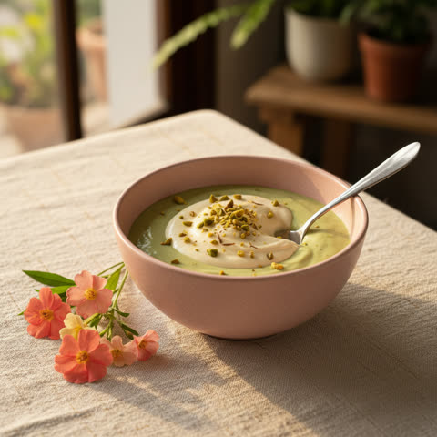 Pistacho con vainilla