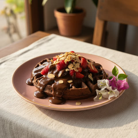Waffle Chocolate Lover