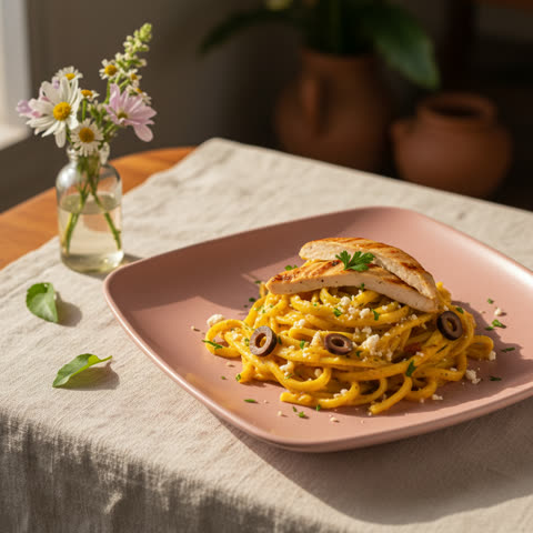 Fettuccine a la huancaína