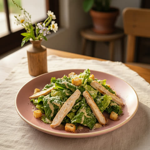 Ensalada César con pollo