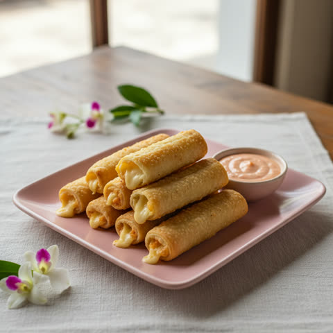 Tequeños con queso (6 und)