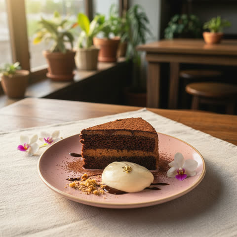 Torta de chocolate manjar