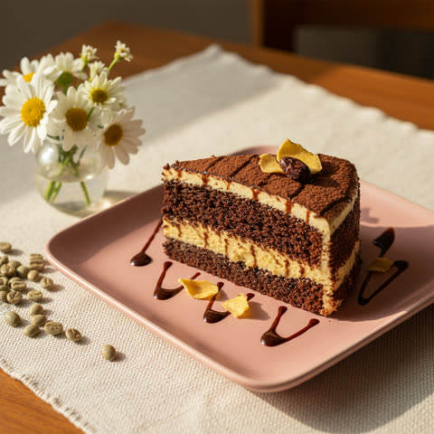 Torta de chocolúcuma